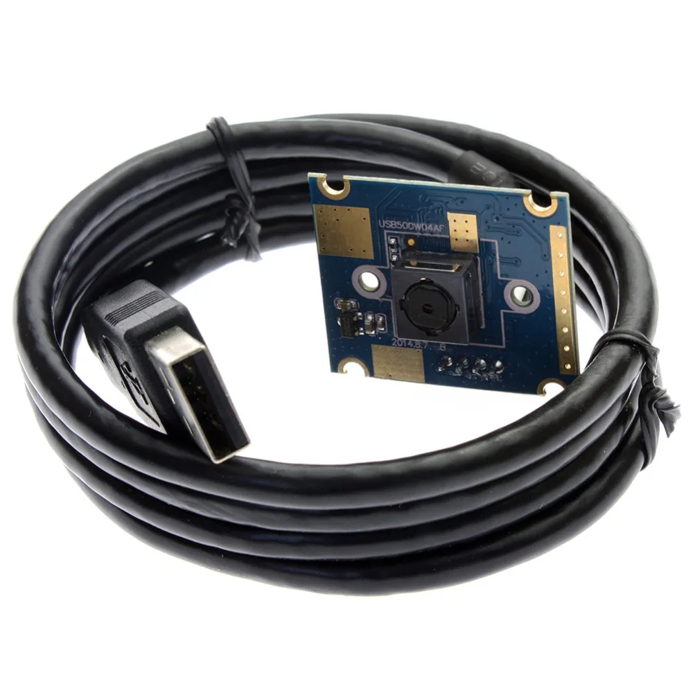 Новый 5 мегапиксельный 25*30 мм Мини 60 градусов Автофокус mini cmos usb модуль камеры 5mp