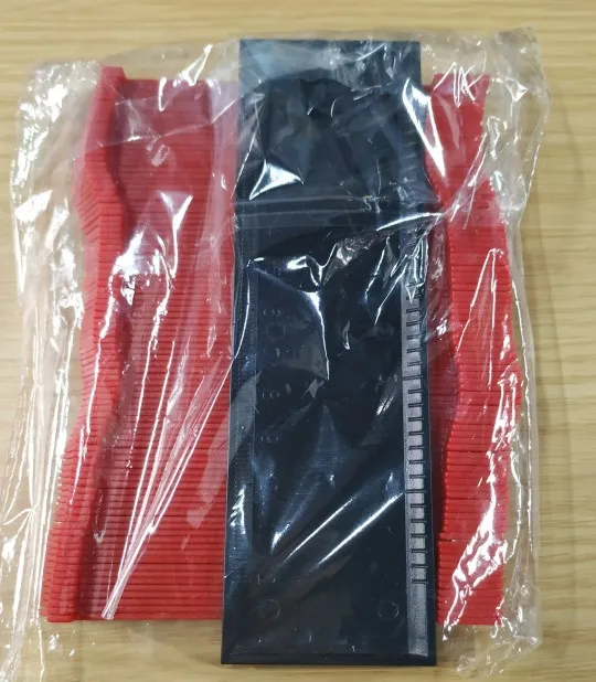 1 Pcs Plastic Gauge Contour Multi-functional Irregular Ruled Deep Duplicator Tiling Laminate Practical Measuring Tool