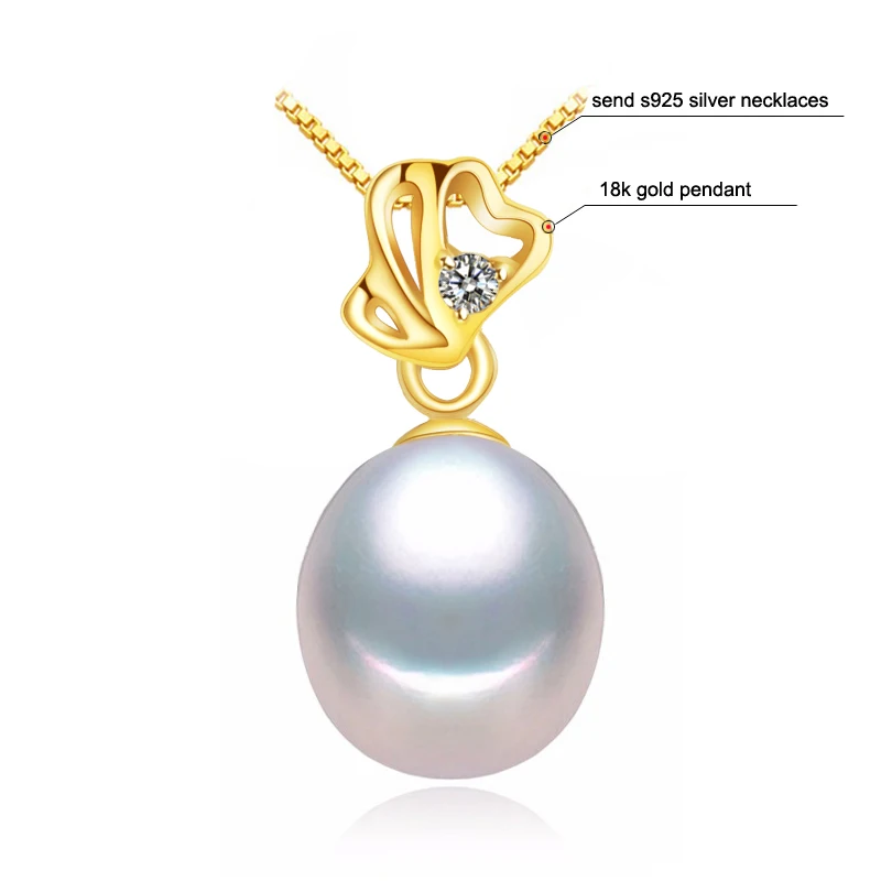 Ювелирные изделия MINTHA из 18 каратного золота с перламутровым жемчугом ожерелья и