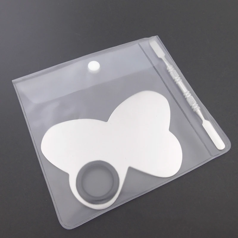 Миксер для макияжа из нержавеющей стали ногтевого дизайна смешивающая тарелка