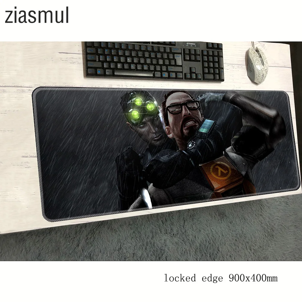 Коврик для мыши half life 900x400x2 мм компьютерной с HD принтом игровые аксессуары