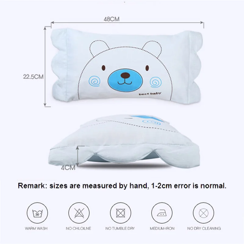 Подушка Детская прямоугольная из хлопка на возраст 0 4 года|baby pillow|newborn baby pillowbaby