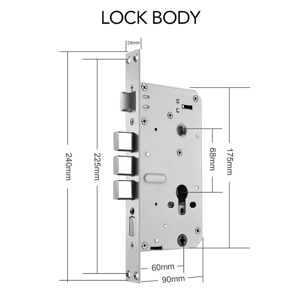 LUCKYSMART биометрический замок с защитой от отпечатков пальцев, USB Перезаряжаемый дверной замок, умный дверной замок, электронный дверной замок для отеля