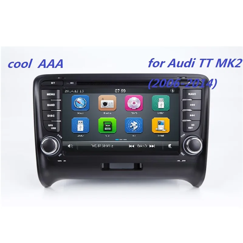 Оптовая продажа! Автомобильный Радио gps dvd плеер для Audi TT MK2 (2006 2014) Поддержка 3G