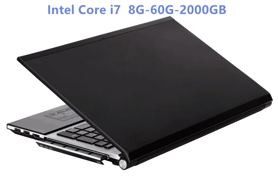 Intel Core i7 HD Graphics Notebook 8 Гб RAM + 60 SSD 2000 HDD игровой ноутбук Windows 10 встроенный Bluetooth DVD RW|laptop