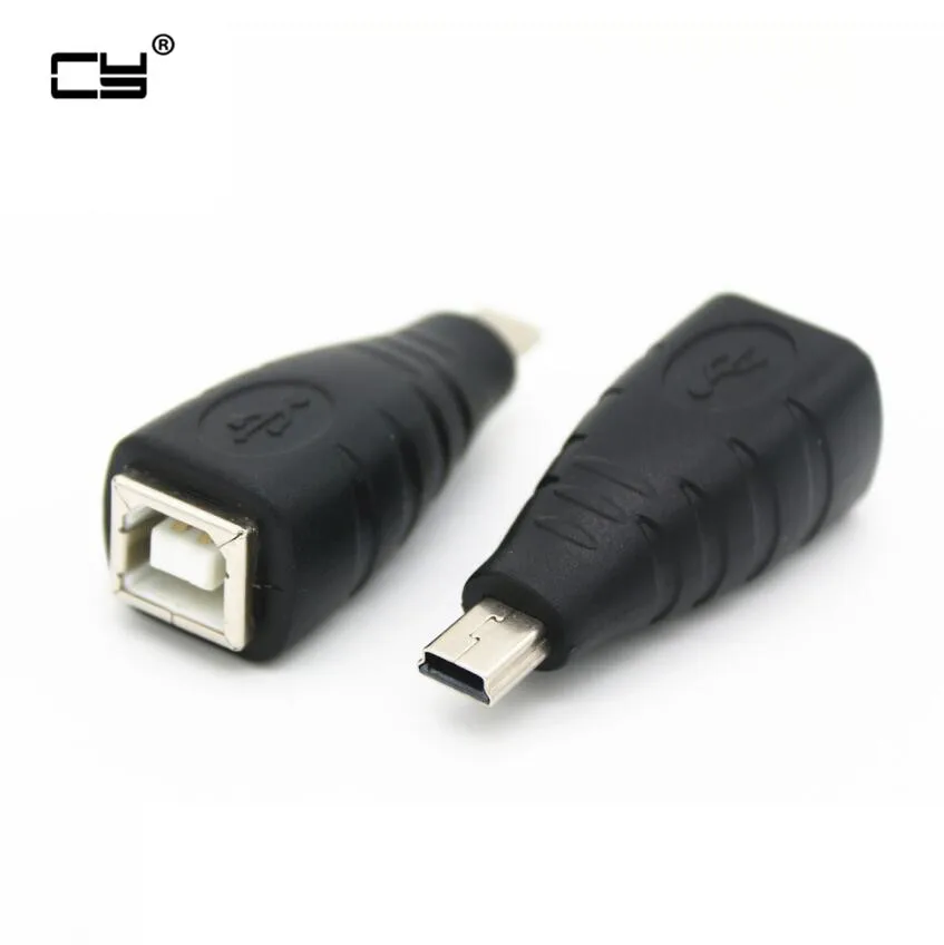 

5 шт. Новое поступление мини-usb B Тип 5pin мини-usb Тип 5pin штекер для USB 2,0 B Тип Женский принтер сканер адаптер