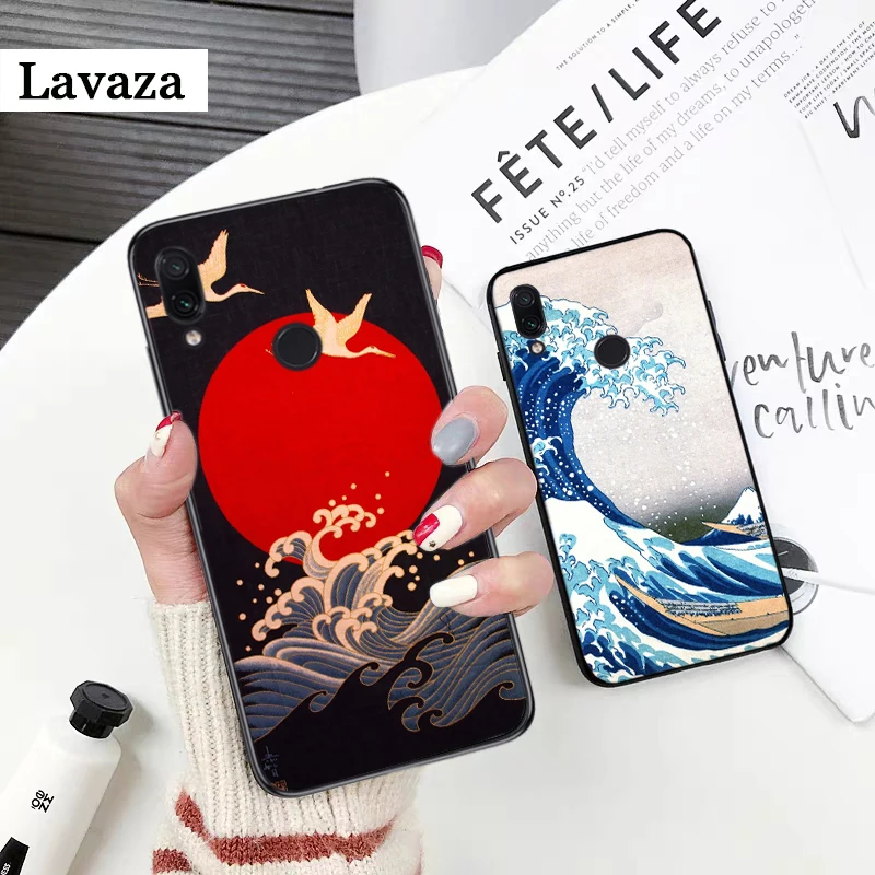 Hokusai The Great Wave off Kanagawa силиконовый чехол для Xiaomi MI 5X 6 6X 8 9 SE 9T Pro CC9E CC9 A3 F1 A1 A2 Lite MAX 3 |