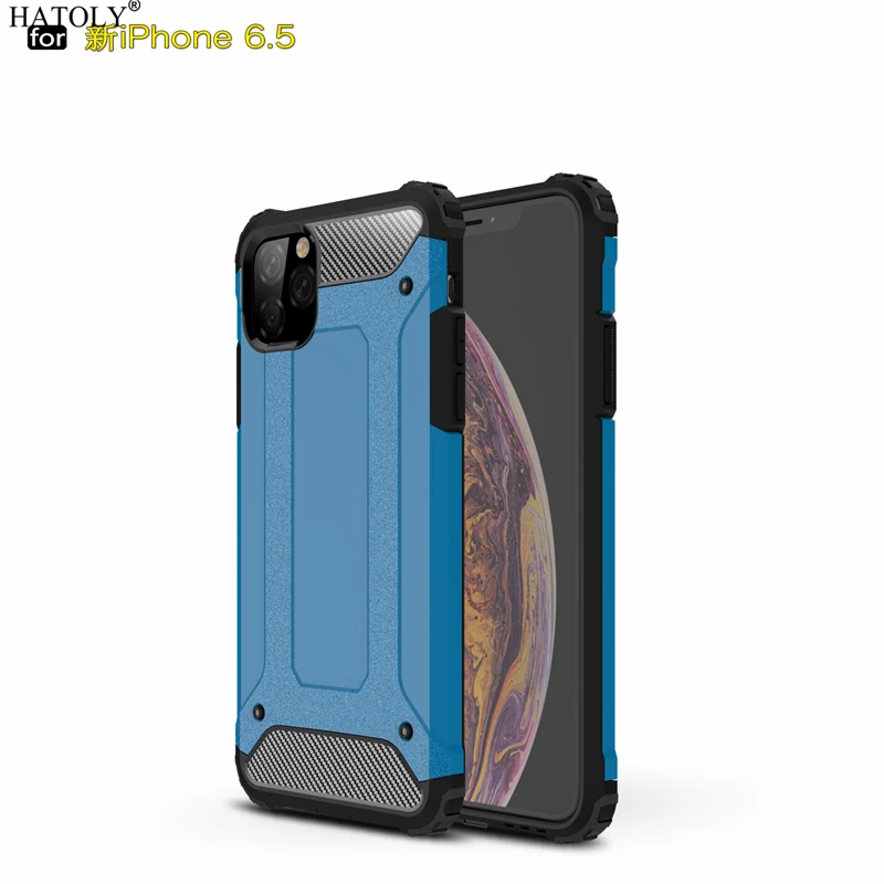 Чехол для iPhone 11 Pro Max 2019 тяжелая бронированная тонкая твердая резиновая прочная