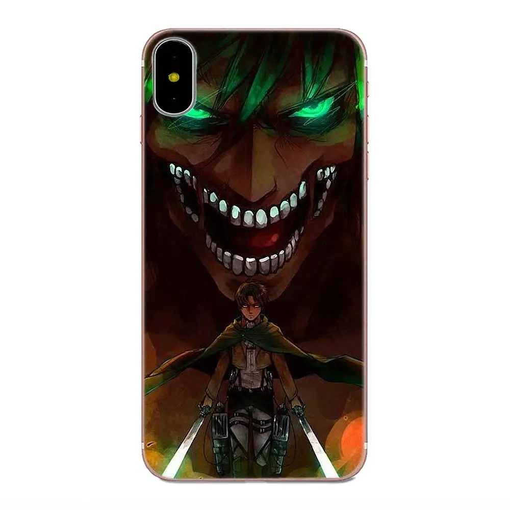 Мягкий защитный чехол из ТПУ для Galaxy J1 J2 J3 J330 J4 J5 J6 J7 J730 J8 2015 2016 2017 2018 mini Pro Anime Attack On