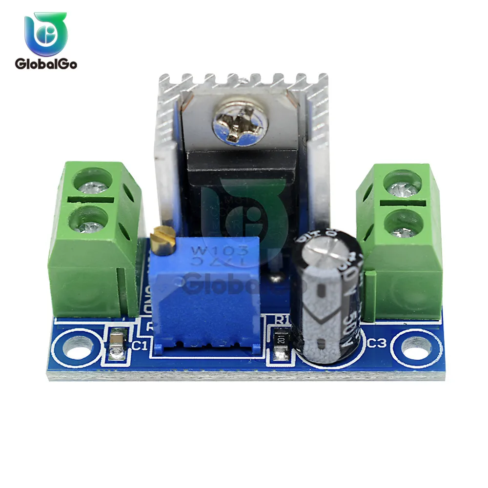 LM317 DC-DC модуль ldo понижающего преобразователя Доска модуль 4,2-40 V до 1,2-37 V Регулируемый Напряжение Питание плата регулятора