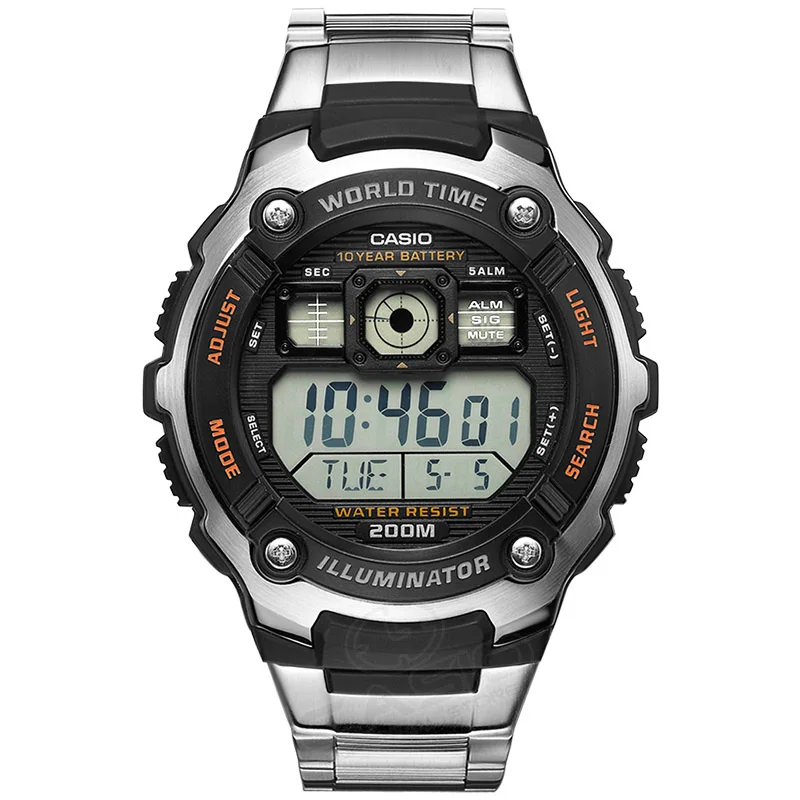 Casio Watch Горячие Продажи AE 2000WD 1A Цифровые Наручные Мода & Casual Спорт