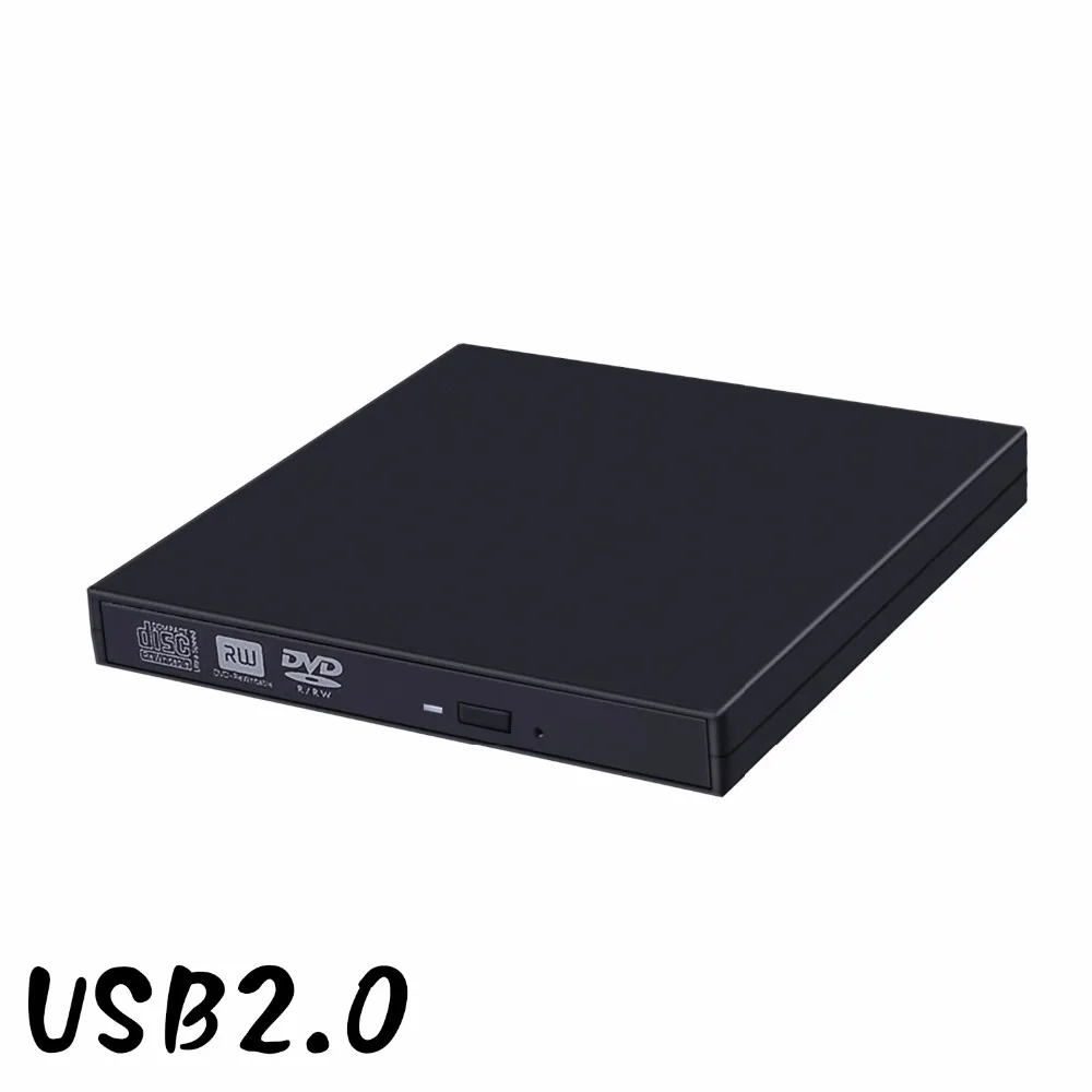 Внешний оптический привод USB 2 0 двухслойный 8X DVD RAM RW DL рекордер 24X черный для