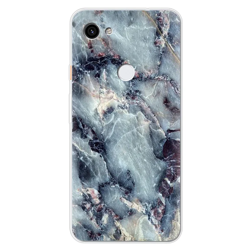 st-heihu Мраморный цветочный чехол для телефона Google Pixel XL 3 3a XL мягкий прозрачный силиконовый чехол с принтом для Google Pixel 2 XL Coque - Цвет: st-heihu