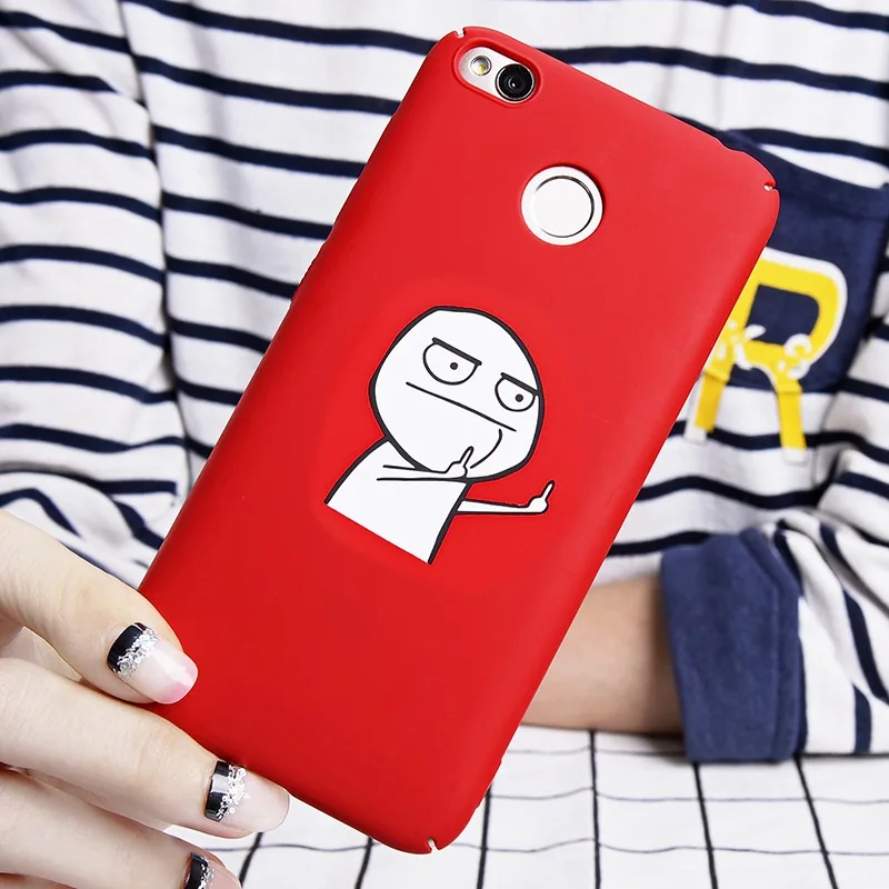 TOMKAS Жесткий ПК чехол для Xiaomi Redmi 4x mi A1 чехлы с милым животным рисунком 5 дюймов Note 4X2