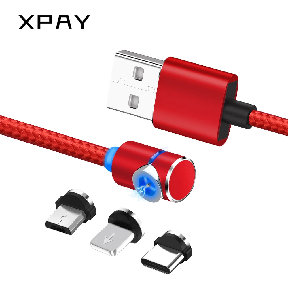 Магнитный Micro USB кабель для iPhone samsung type c зарядный адаптер C кабели мобильных