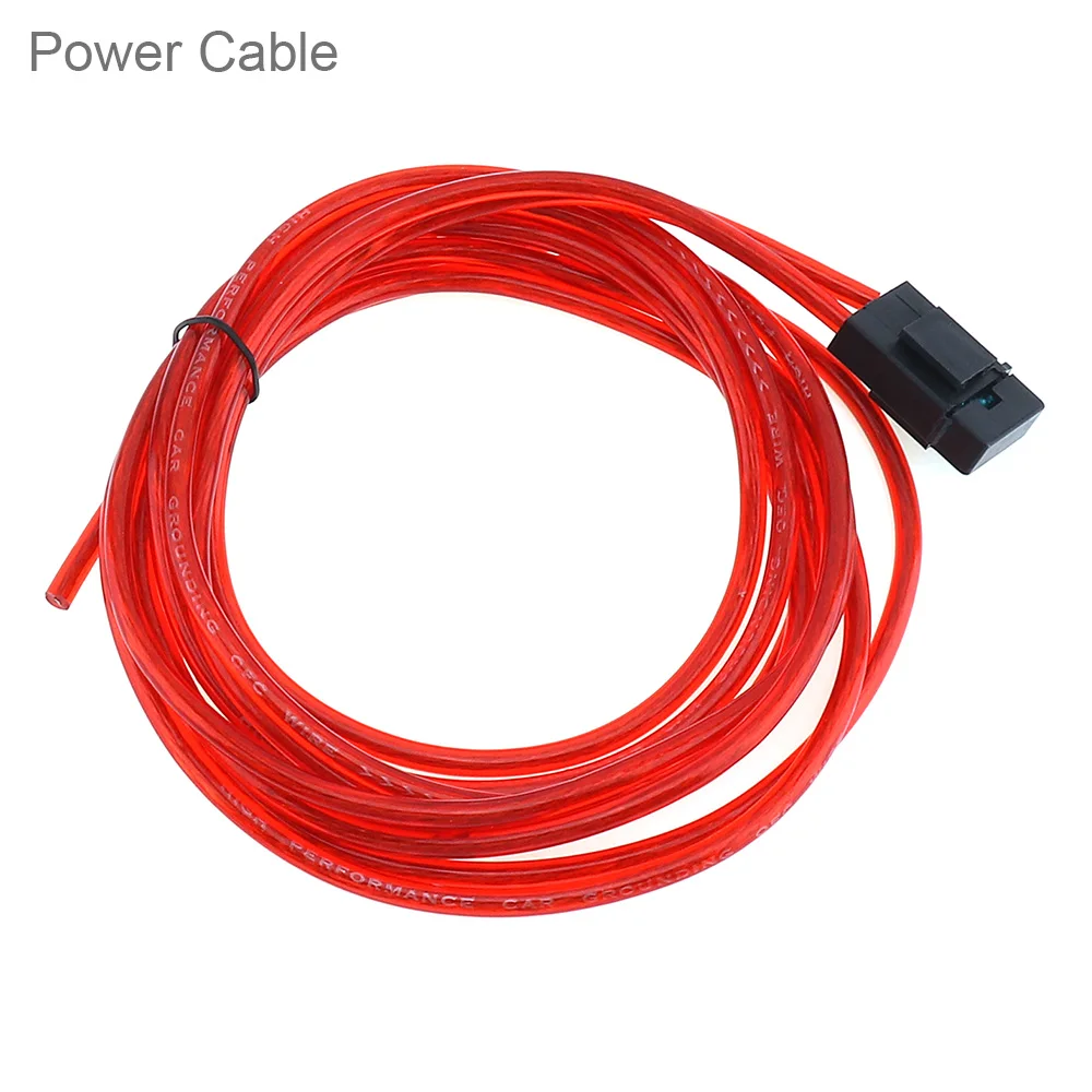 1 Set 175 Core 4M PVC + Copper Clad Aluminum Car Power Amplifier Audio Line Speaker Cables for / Motorcycle | Автомобили и