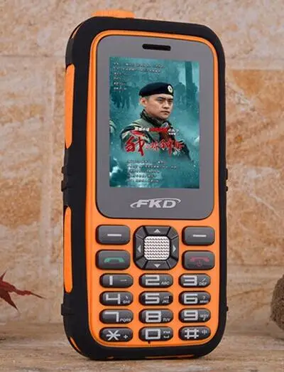 Orange Настоящий аккумулятор 5400 мАч, внешний аккумулятор, разблокированный сотовый телефон, противоударный прочный мобильный телефон, дешевые gsm телефоны, русская клавиатура A8000 - Цвет: Orange