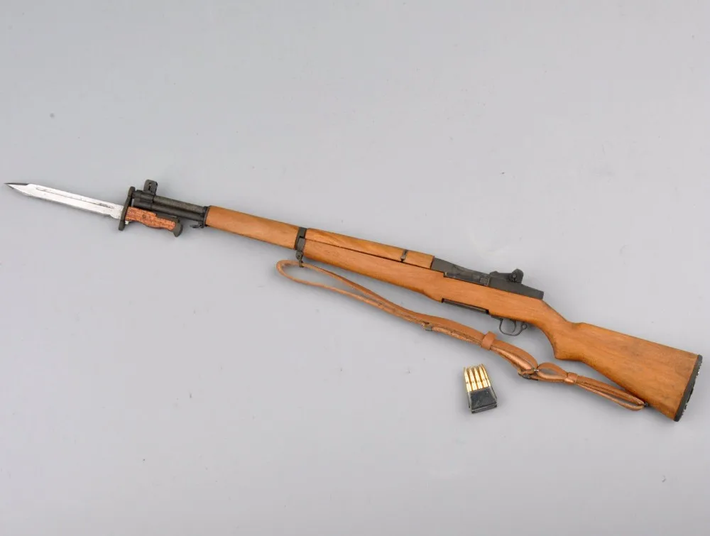 

1/6 Scale Mini M1 Garand Weapon United States Rifle Gun Model Toys For 12" Action Figure Accessory