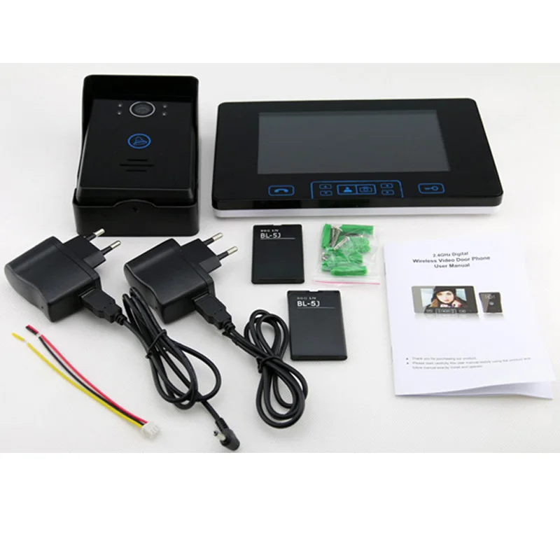 Hot Sale 7&quot TFT Monitor LCD Color Wireless Video Door Phone Doorbell Home Security Intercom With Night Vision Function | Безопасность