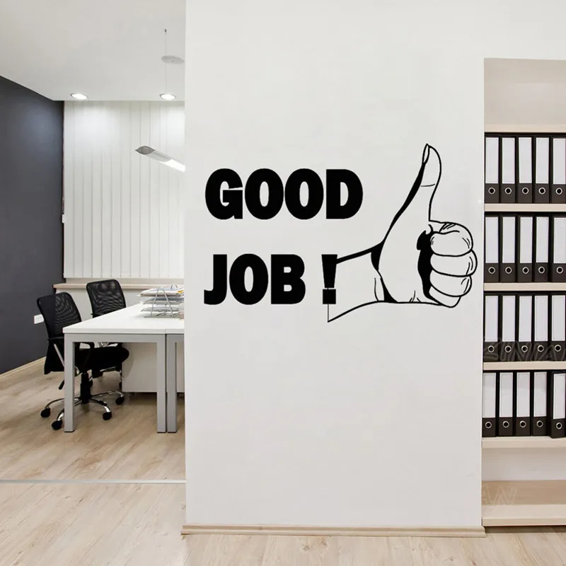 Хорошая работа Офисная стена для вдохновения наклейка виниловое искусство
