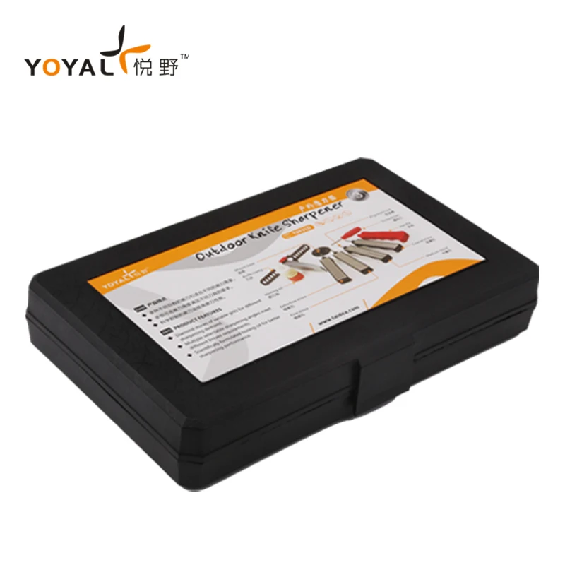 YOYAL pro Алмазная точилка для ножей уличная система заточки ножей 4 камня 1 набор профессиональный шлифовальный инструмент lansky для рыбалки