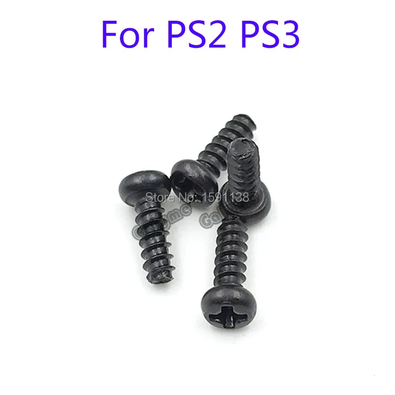 10 шт./лот новые черные Замена винтов с крестообразной головкой для Play Station PS2 PS3