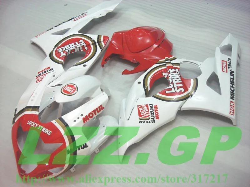 

Injection White Lucky Full Fairing Kit For SUZUKI GSX-R1000 K5 05-06 GSXR1000 GSX R1000 GSXR 1000 K5 05 06 2005 2006 Fairings