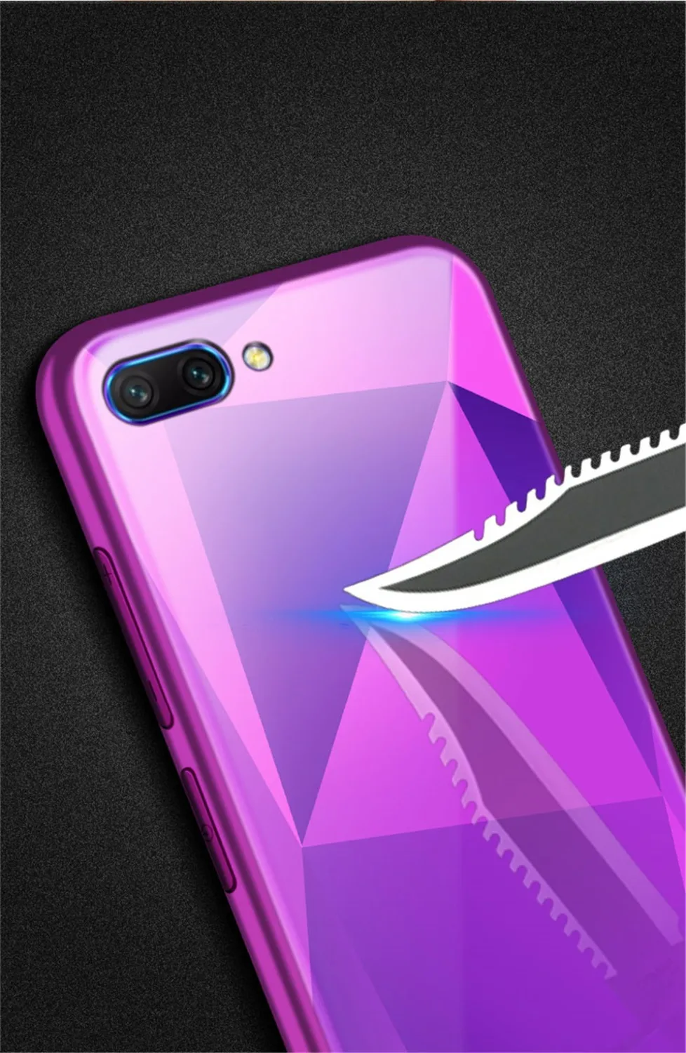 Для huawei P20 P20pro P20lite honor 10 молодежный чехол из закаленного стекла задняя крышка