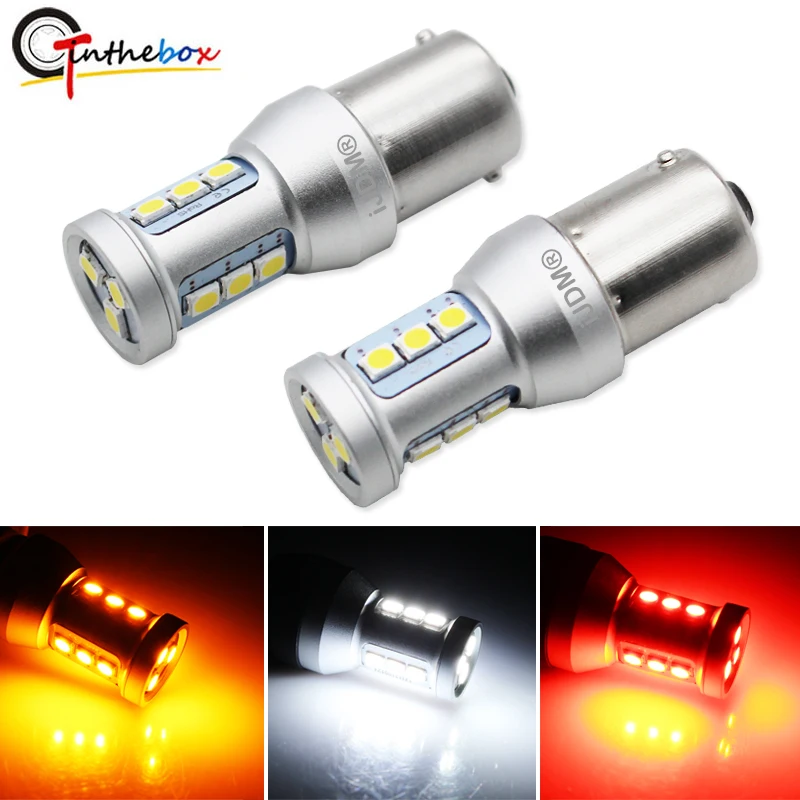 

Gtinthebox P21W LED 1156 BA15S 7506 LED Bulbs Car Lights Turn Signal Reverse Brake Light R5W 3030 LEDs 12V Automobiles Lamp