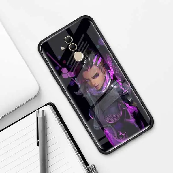 010 Чехол из закаленного стекла Overwatch ow Game для huawei P30 Pro P10 P20 P30 Lite mate 10 20 Pro Honor 20 Pro 8X чехол s - Цвет: 010