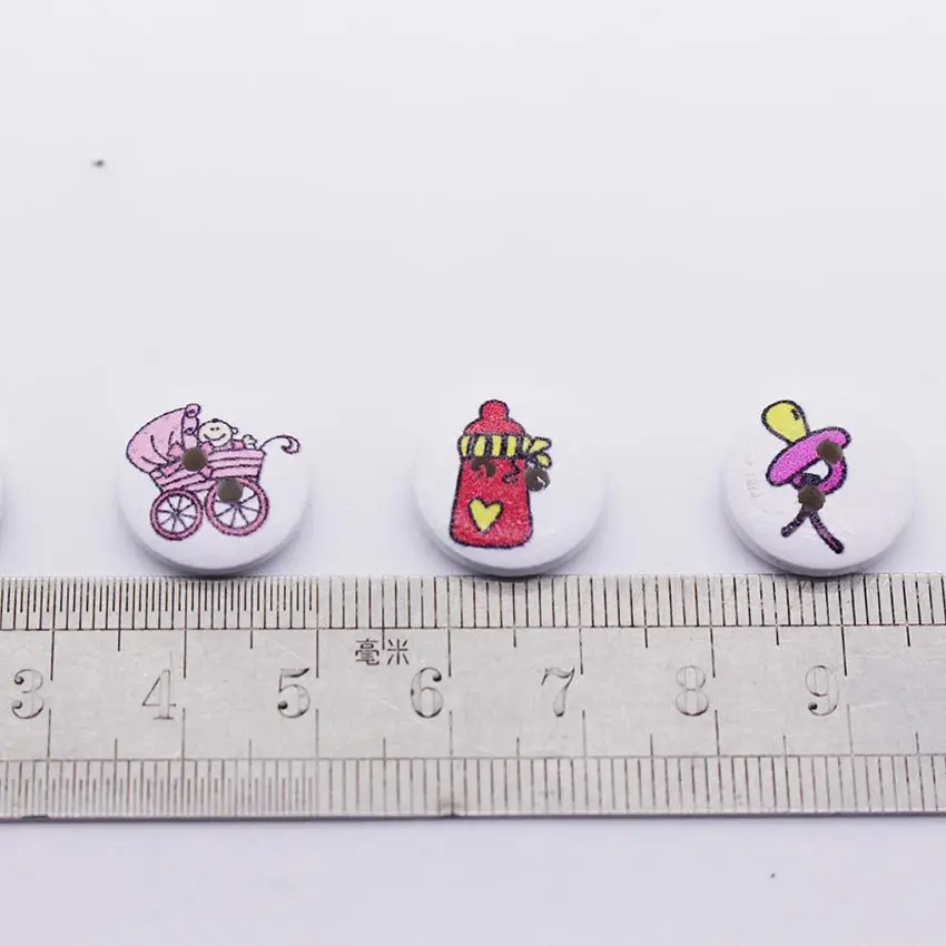 100 шт. круглые деревянные пуговицы с 2 отверстиями для детей 15 мм|painting with acrylics on