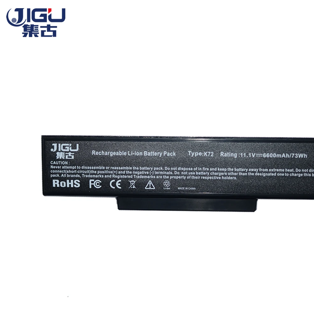 

JIGU 9 Cells Laptop Battery For ASUS A32-K72 N71 N71J N71JA N71JQ N71JV N71V N71VG A32-N71 70-NX01B1000Z 70-NXH1B1000Z