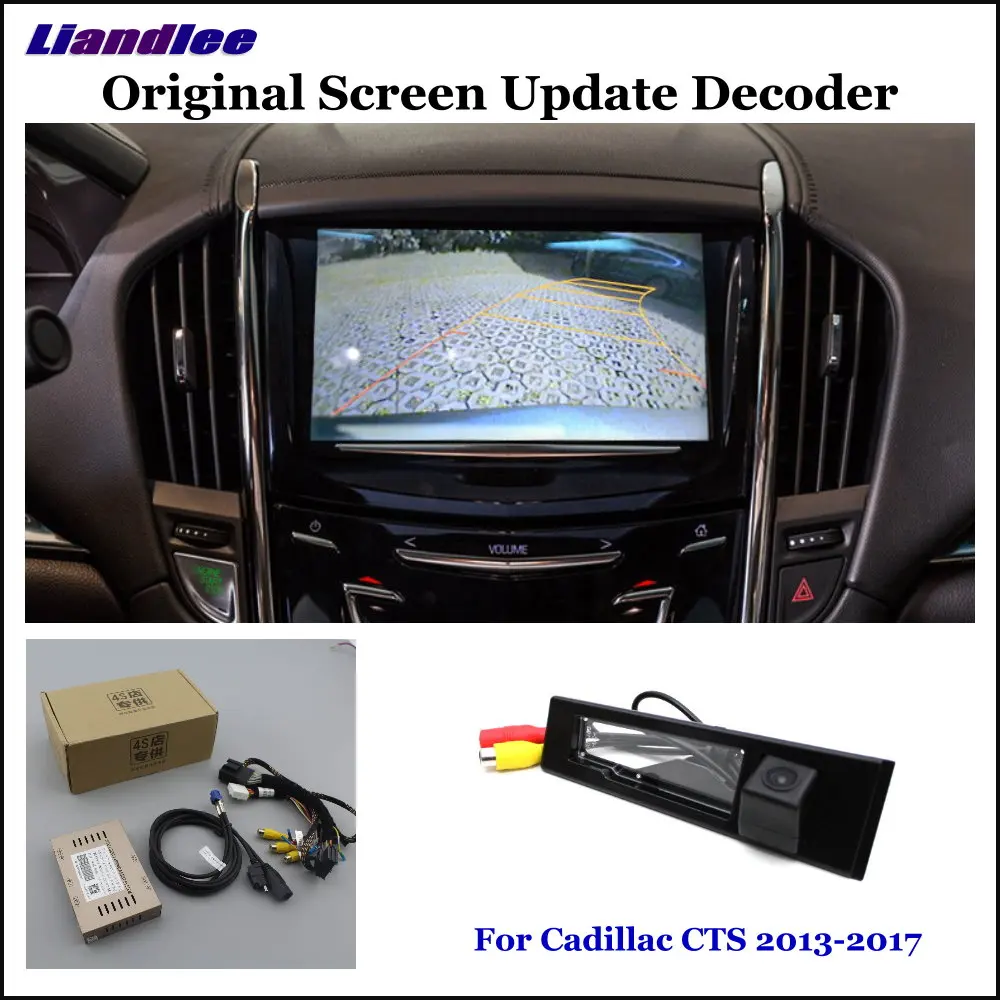 Liandlee For Cadillac CTS 2013-2017 Original Display Update System Car Rear Reverse Parking Camera Digital Decoder CAM | Автомобили и