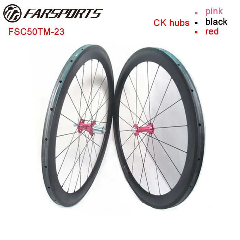 

Chris King hubs Sapim cx-ray spokes cycling wheelset Toray carbon road bike wheels 50mm tubular wheels 20.5mm 23mm 25mm widths