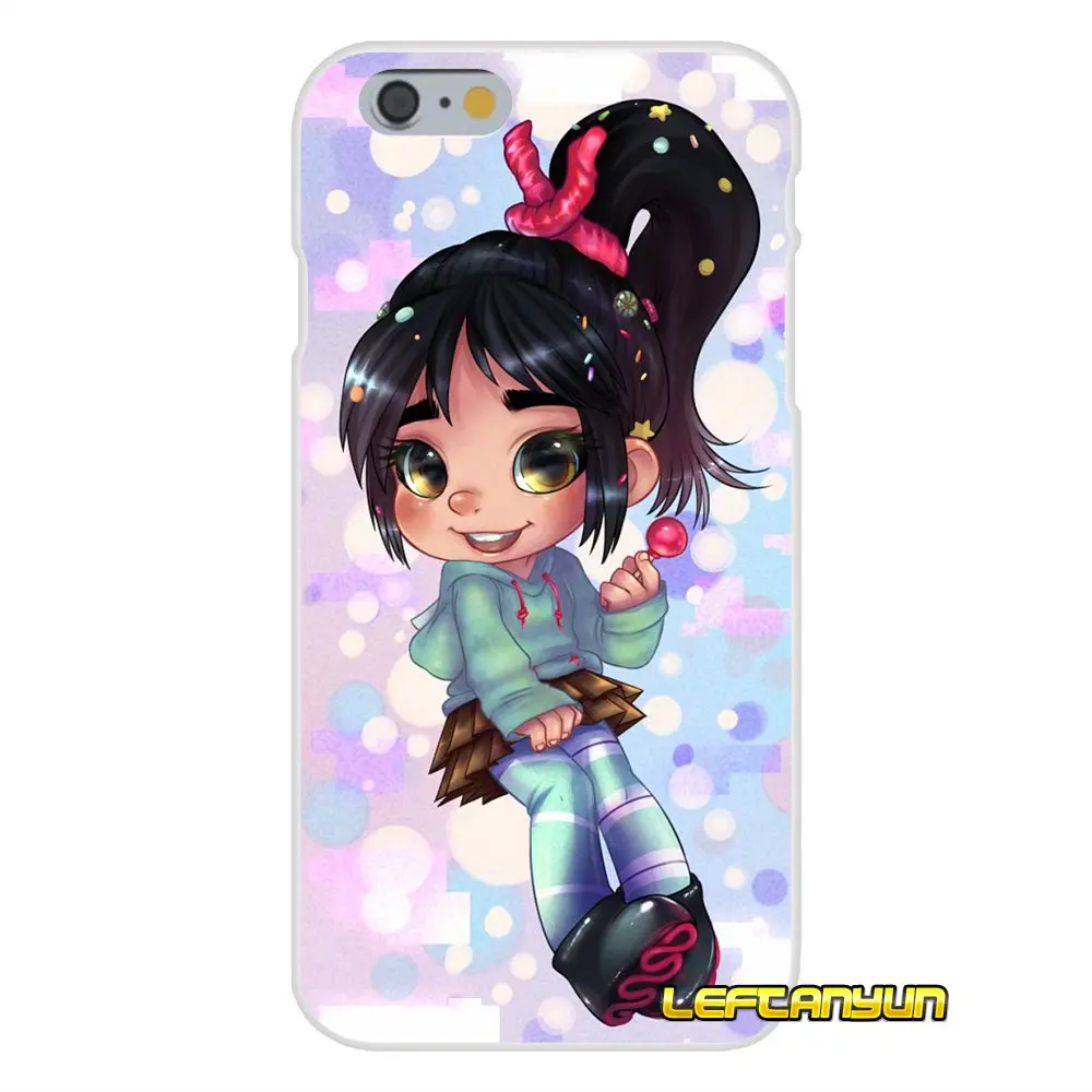 Vanellope Von Schweetz разрушить его Ральф для Sony Xperia M2 M4 M5 E3 XA Aqua Z Z1 Z2 Z3 Z5 compact LG K4 7 8 10 V20 V30 2017