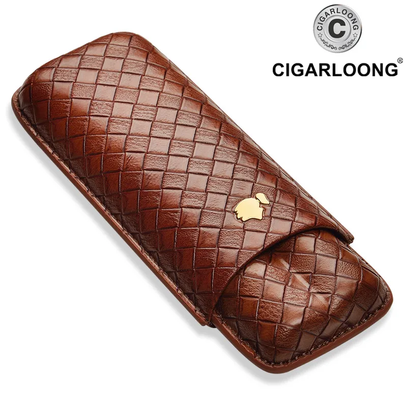 Сигарный набор CIGARLOONG, увлажняющий набор для сигар, переносная сигарный набор, 2 упаковки, защитный чехол CD-1016