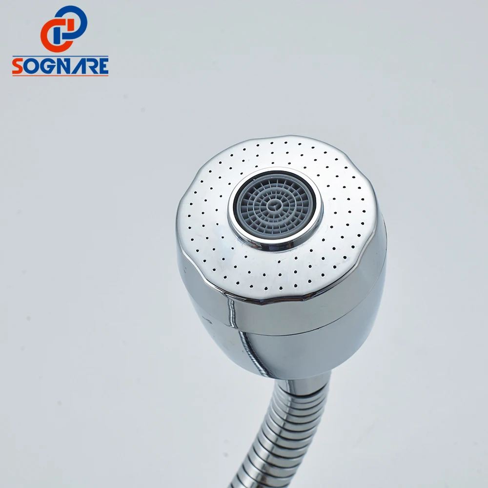 sognare kitchen faucet accessories mixer valve pull out spray head two ways of water outlet with universal directions hose d05 free global shipping
