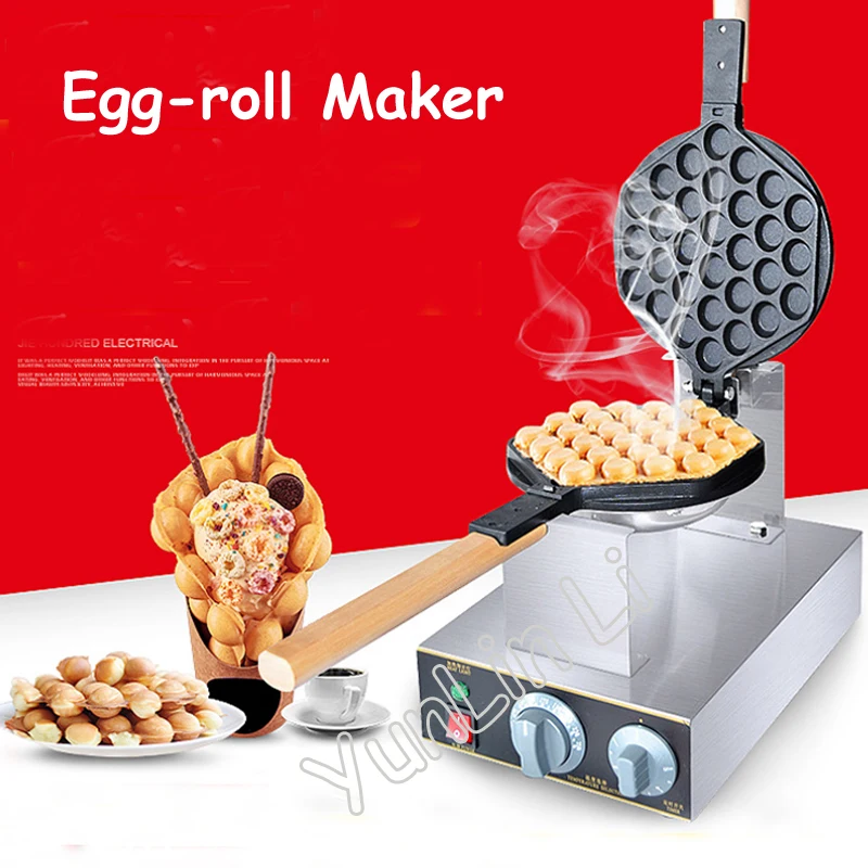 Electric Waffle Maker Non-stick Egg Roll Maker 110V/220V Good Quality Practical Cake Baker FY-6