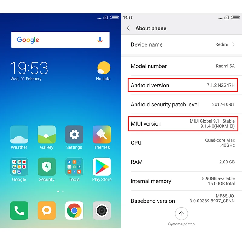 Глобальная версия Xiaomi Redmi 5A 16 ГБ Встроенная память мобильного телефона 2