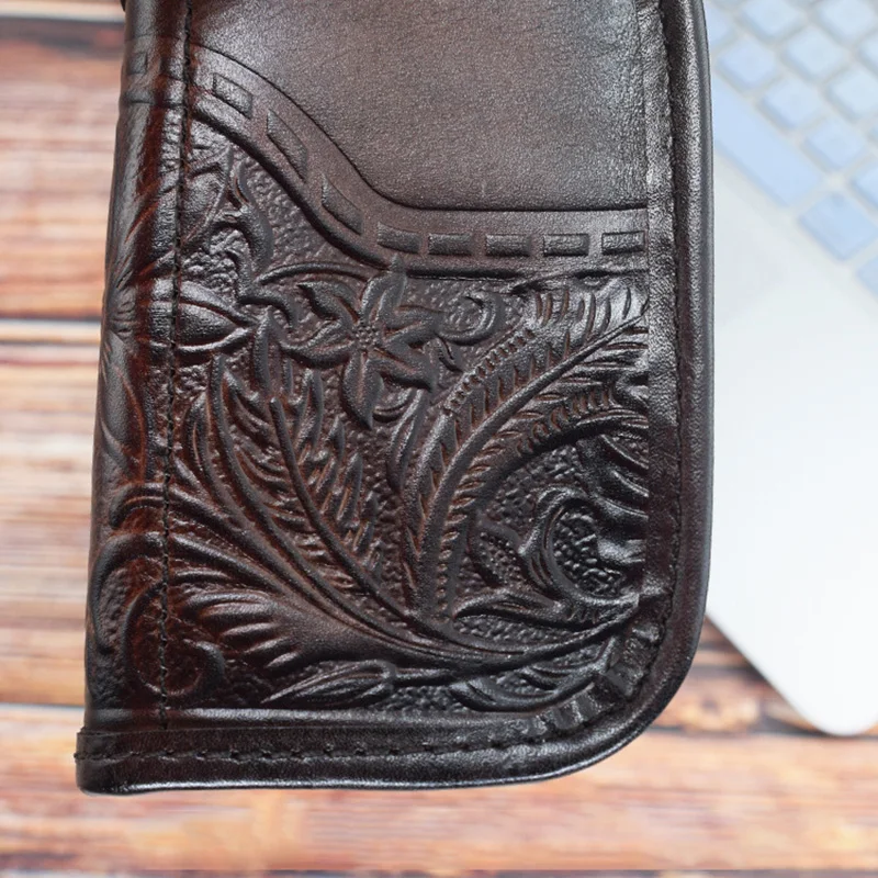AETOO креативный пакет ключей, ретро голова коровьей карты пакет, мужской и женский большой емкости автомобильный ключ пакет