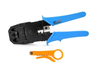 Многофункциональный обжимной инструмент keystone, обжимной инструмент для кабеля rj45, rj11, ethernet, телефонного кабеля