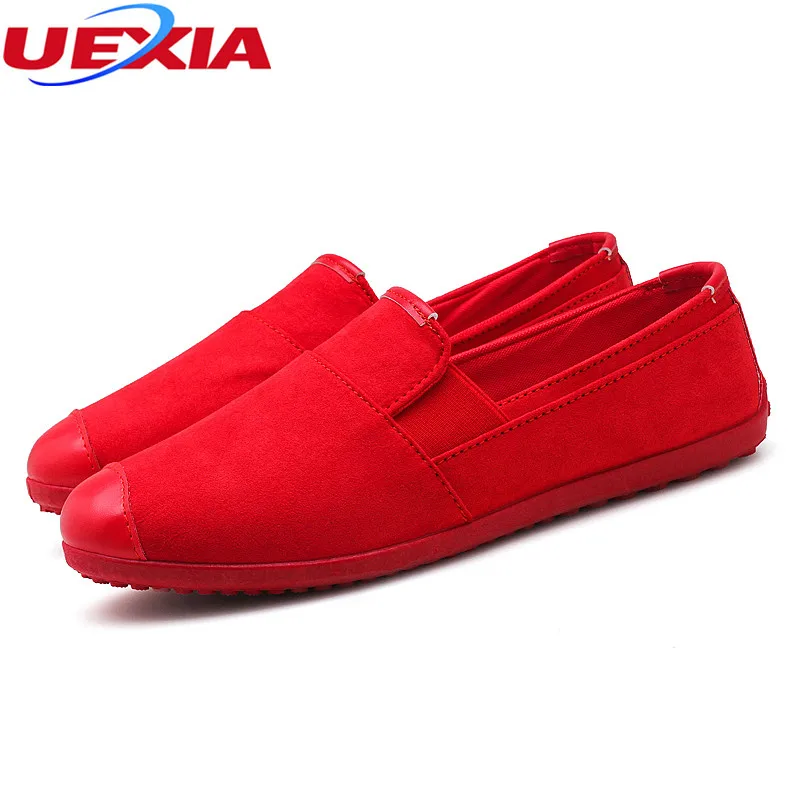 Uexia обувь Для мужчин Повседневное замши Мужская вождения Zapatillas Hombre модные