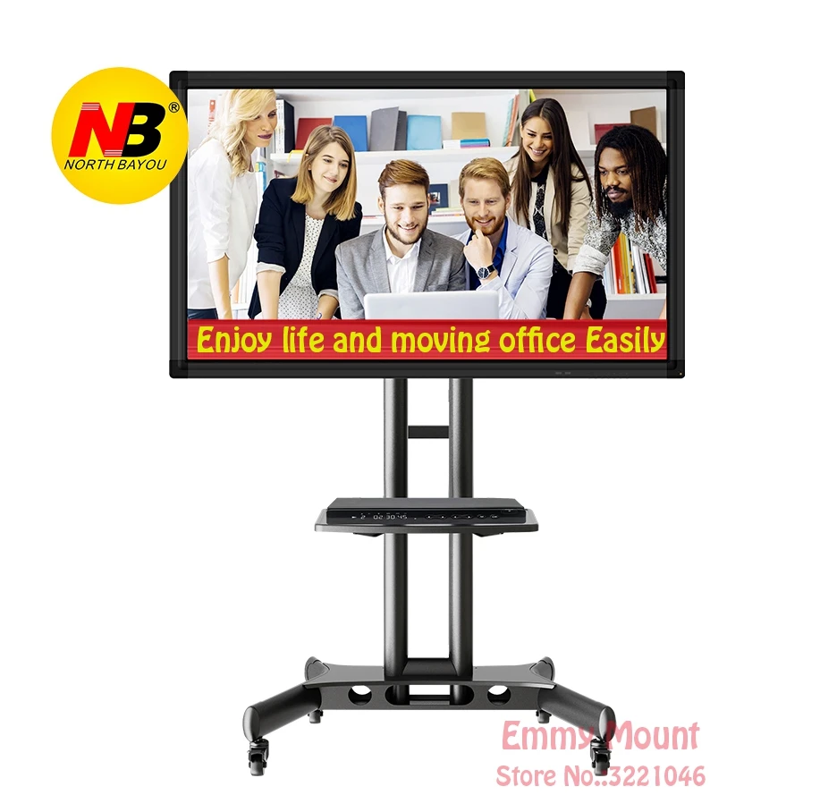 Супер качество 32 &quot 65&quot LED LCD TV Cart плоская панель плазменный Телевизор тележка с