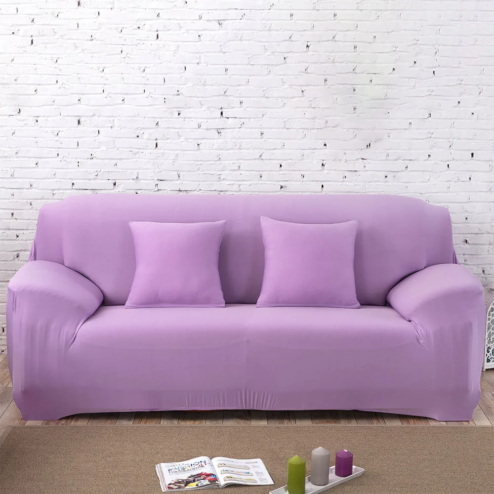 purple Эластичный диван-крышка для Гостиная универсальный чехол для дивана домашний секционные диванные покрывала стрейчевый спандекс чехлы на диван Ipad Mini 1/2/3/4 местный чехол на диван - Цвет: purple