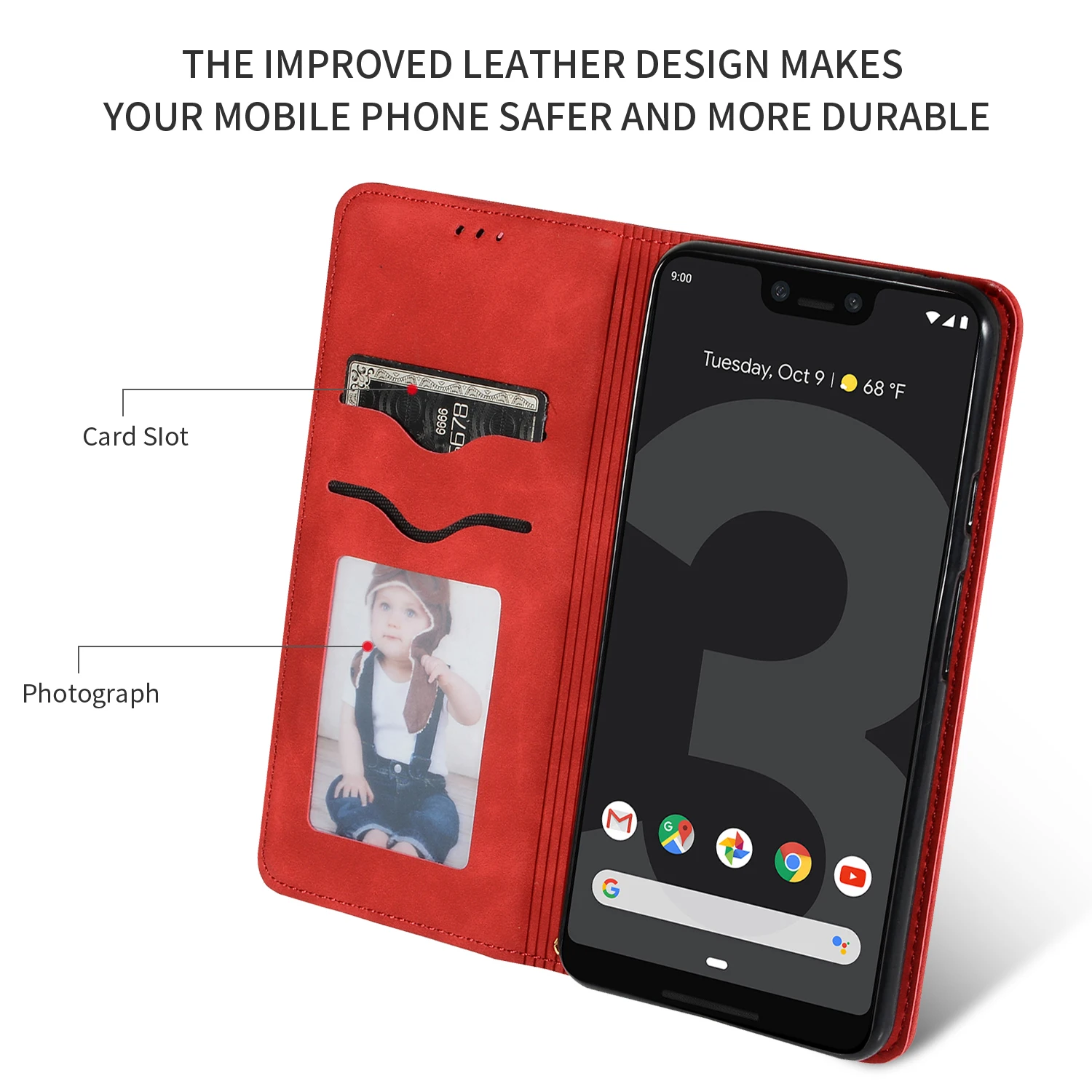 Чехол Pixel 3a Xl в стиле ретро с магнитным бумажником, кожаный флип-чехол для Google Pixel 3, 3A, XL, подставка для карт, подставка, Обложка для книги Pixel 3
