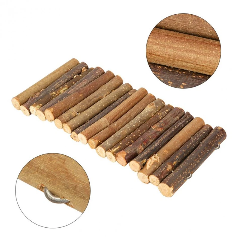 2 шт. хомяк гибкий деревянный мост игрушечные лестницы маленький дом животных