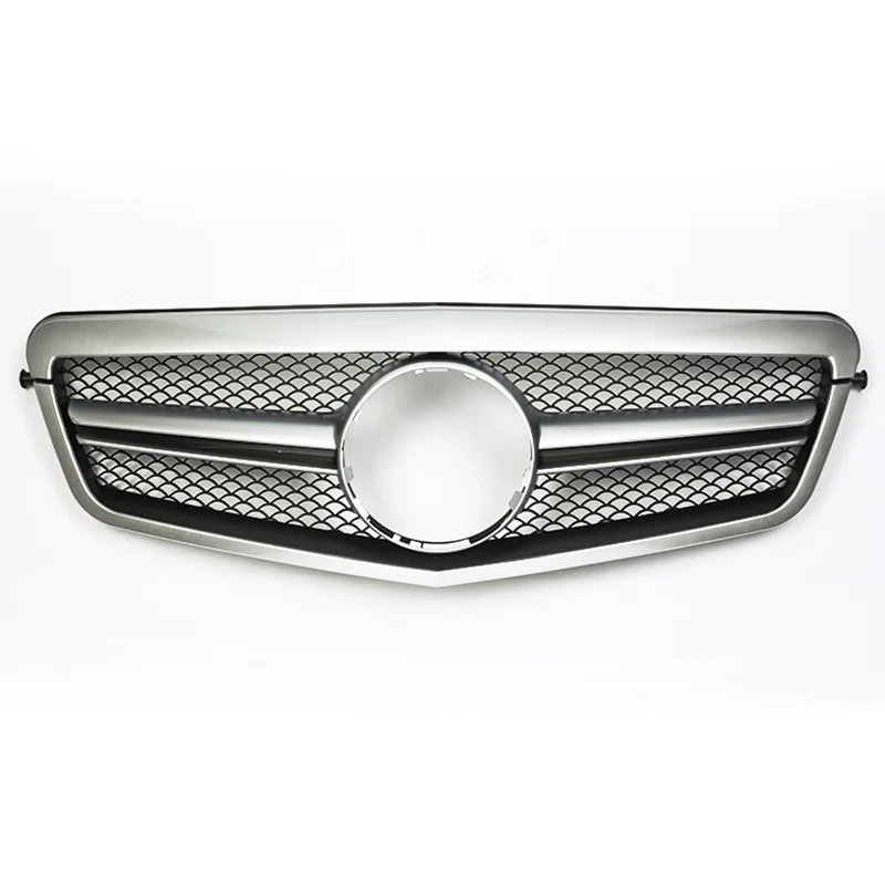 Передняя решетка SL Style черная хромированная сетка подходит для Mercedes E Class W212 E350 E550