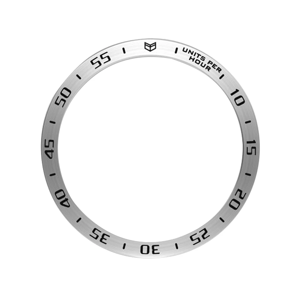 A silver-black Металлический ободок для gear S3 Frontier/классический защитный ободок для samsung Galaxy Watch 46 мм чехол для часов аксессуары для ремешка - Цвет ремешка: A silver-black