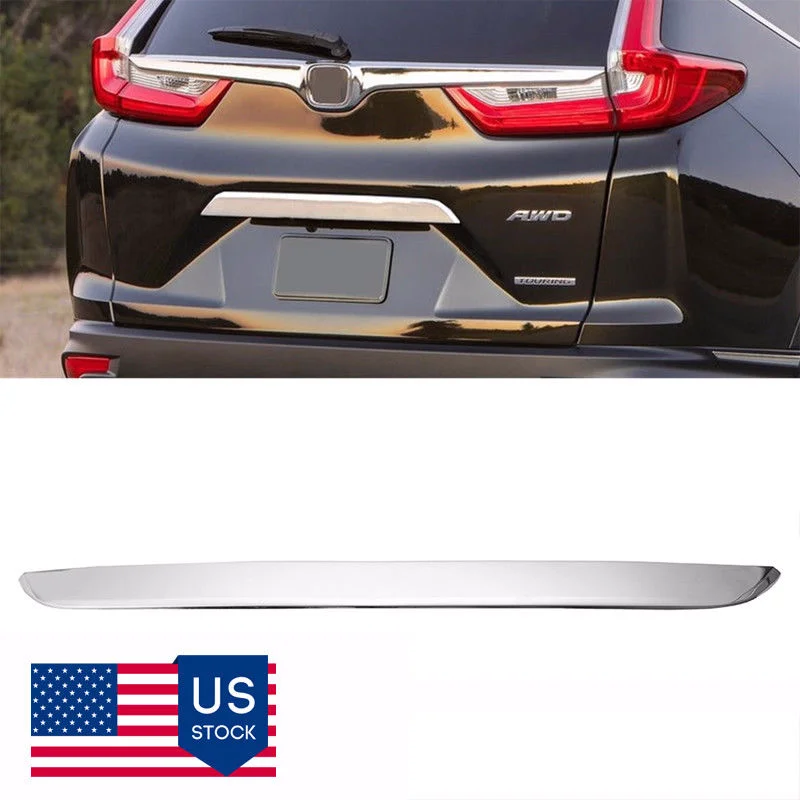 1 шт. хромированная Задняя Крышка багажника Bazel Накладка для 2017 2018 Honda CRV