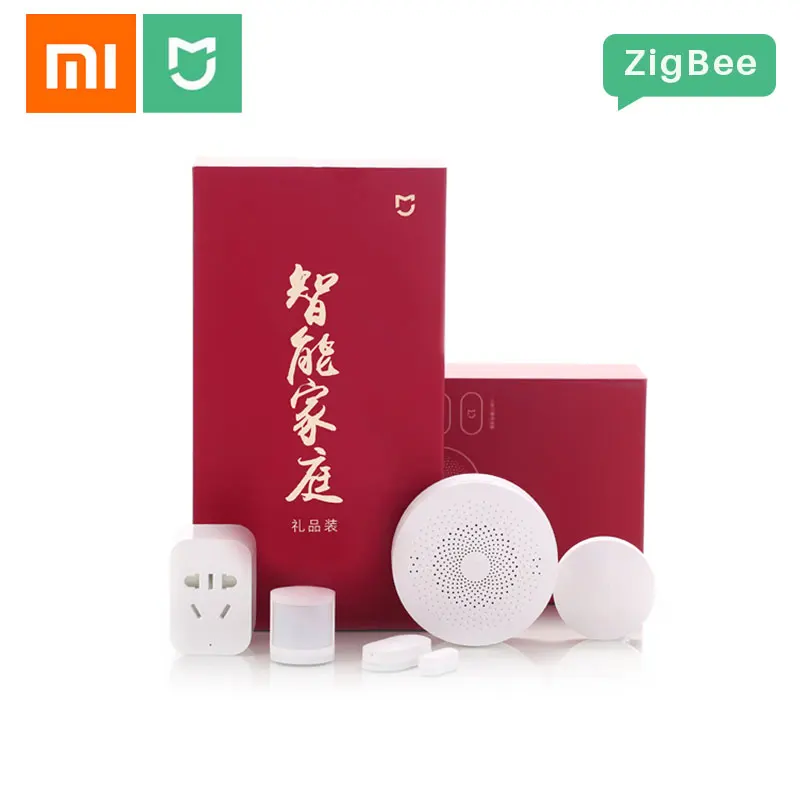 Xiaomi Mijia умный дом Комплект ZigBee Многофункциональный шлюз 2 окна датчик двери s датчик тела беспроводной переключатель 5 в 1 комплекты безопасности